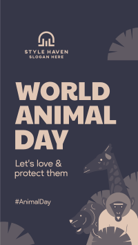 World Animal Day Facebook story Image Preview
