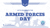 Armed Forces Day Greetings Facebook Event Cover Design