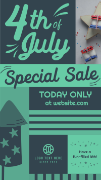 Fourth of July Sale Instagram reel Image Preview