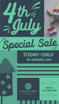 Fourth of July Sale Instagram Reel Preview