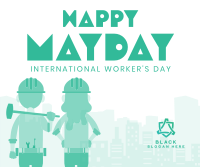 May Day Workers Event Facebook Post Design