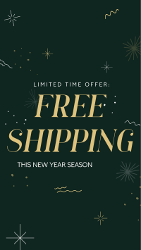 Year End Shipping TikTok video Image Preview
