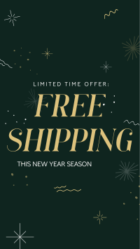 Year End Shipping TikTok Video Image Preview