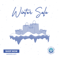 Winter Gifts Instagram Post Design