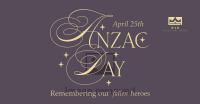 Anzac Day Remembrance Facebook ad Image Preview