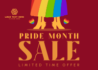 Pride Clearance Sale Postcard Image Preview