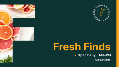 Fresh Finds Facebook event cover Image Preview