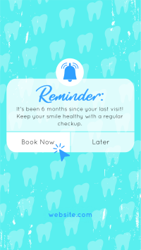 Dental Checkup Reminder Instagram Reel Preview