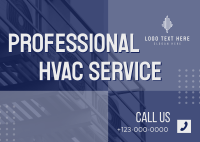 Professional HVAC Services Postcard Design