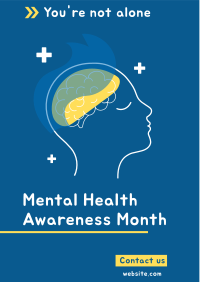 Mental Health Month Flyer Design