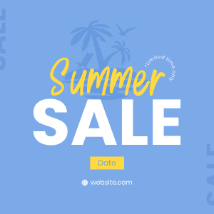 Island Summer Sale Instagram post Image Preview