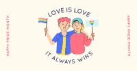 Love is Love Facebook Ad Design