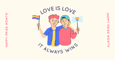 Love is Love Facebook ad Image Preview