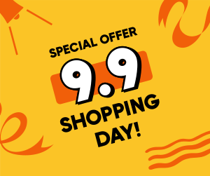 9.9 Shopping Day Facebook post Image Preview