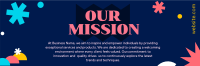 Modern Our Mission Twitter header (cover) Image Preview