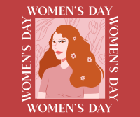 Women's Day Portrait Facebook Post Design
