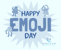 Happy Emoji Day Facebook post Image Preview