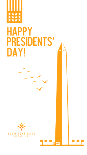 Presidents Day Obelisk  Facebook story Image Preview