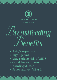 Breastfeeding Benefits Flyer Image Preview