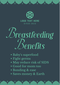 Breastfeeding Benefits Flyer Preview