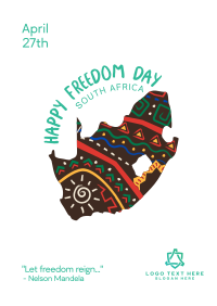 South African Freedom Day Poster Design