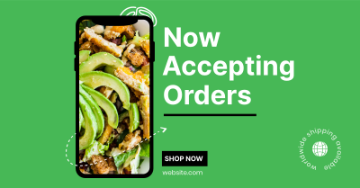 Food Delivery App  Facebook ad Image Preview
