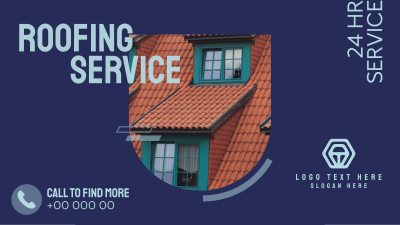 Roofing Service Facebook event cover Image Preview