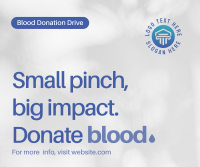 Blood Donation Drive Facebook post Image Preview