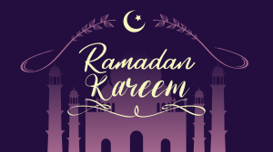 Ramadan Mosque Greeting YouTube Video Image Preview