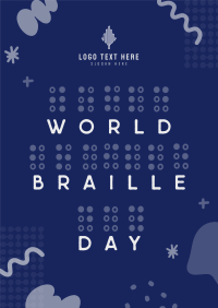 Braille Day Doodle Poster Image Preview