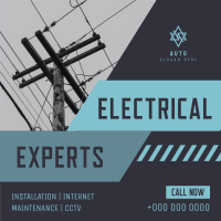 Electrical Experts Instagram Post Design