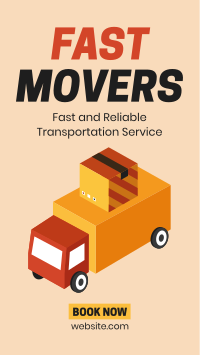 Fast Movers Service TikTok video Image Preview