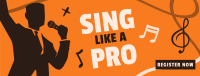 Sing Like a Pro Facebook Cover Design