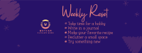 Self-care checklist Facebook cover Image Preview