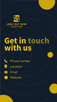 Modern Corporate Contact Us Whatsapp Story Design