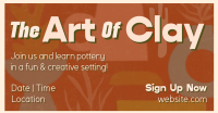 Clay Art Workshop Facebook Ad Preview