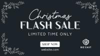 Christmas Flash Sale Facebook Event Cover Image Preview