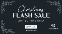 Christmas Flash Sale Facebook Event Cover Image Preview