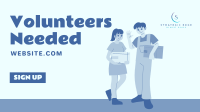 Volunteer Today Facebook Event Cover Design