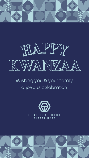 Celebrate Kwanzaa Instagram story Image Preview