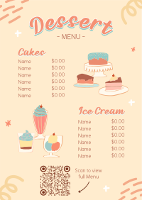 Discounted Desserts Menu Image Preview