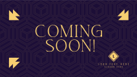 Elegant Coming Soon Facebook Event Cover Design