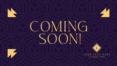 Elegant Coming Soon Facebook event cover Image Preview