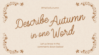 Minimalist Autumn Season  Animation Preview