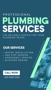 Expert Plumber Service Instagram Reel Image Preview