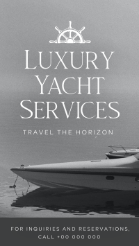 Luxury Yacht Services TikTok video Image Preview