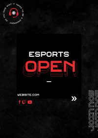 Esports Open Poster Image Preview