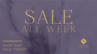 Minimalist Luxurious Sale Facebook event cover Image Preview