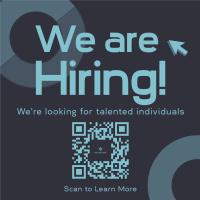 Generic Hiring Positions Instagram Post Preview