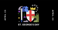 Happy St. George's Day  Facebook Ad Design